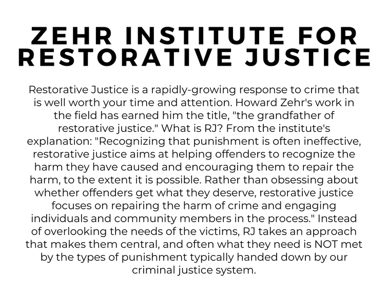Zehr Institute for Restorative Justice